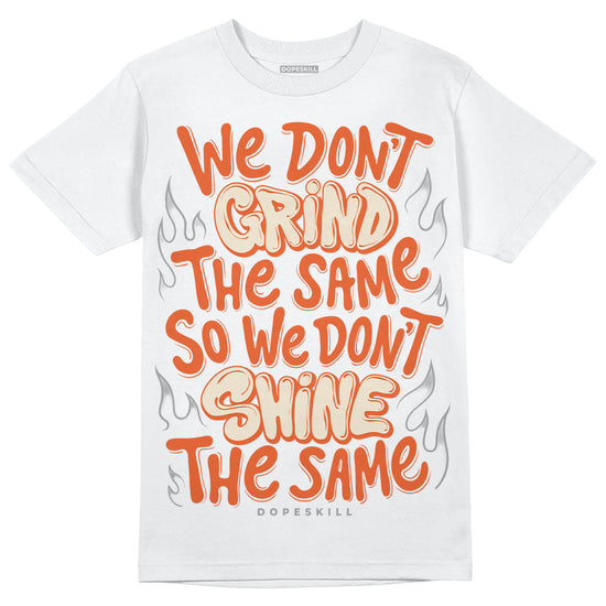 Jordan 3 Georgia Peach DopeSkill T-Shirt Grind Shine Graphic Streetwear - White