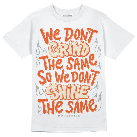 Jordan 3 Georgia Peach DopeSkill T-Shirt Grind Shine Graphic Streetwear - White