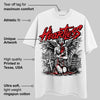 Fire Red 3s DopeSkill T-Shirt Heartless Graphic