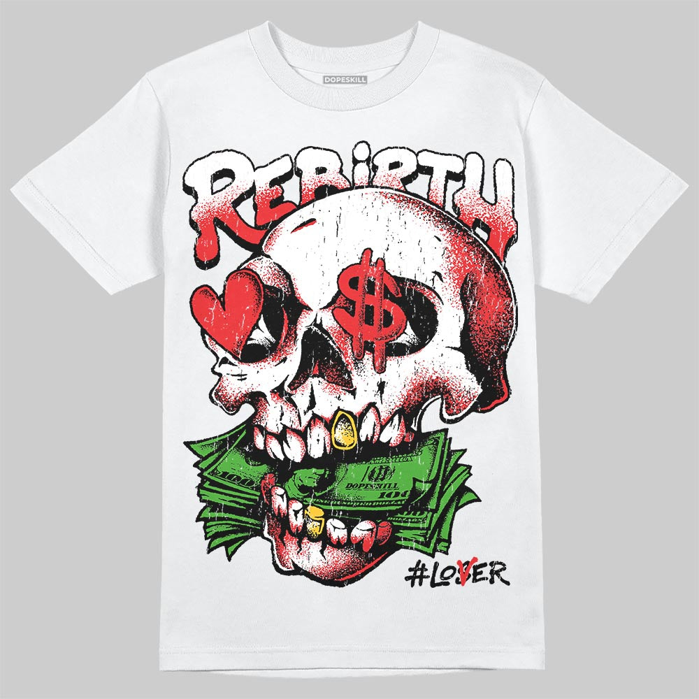 Jordan 13 Retro OG Chicago DopeSkill T-Shirt Rebirth Graphic Streetwear - White 