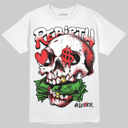 Jordan 13 Retro OG Chicago DopeSkill T-Shirt Rebirth Graphic Streetwear - White 
