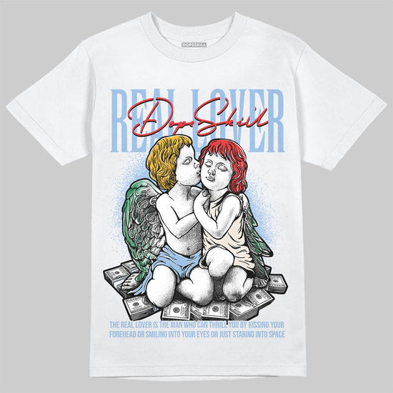 Jordan 1 Retro High OG “Clips” DopeSkill T-Shirt Real Lover Graphic Streetwear - White
