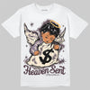 A Ma Maniere x Air Jordan 4 "Phantom" DopeSkill T-Shirt Heaven Sent Graphic Streetwear - White 