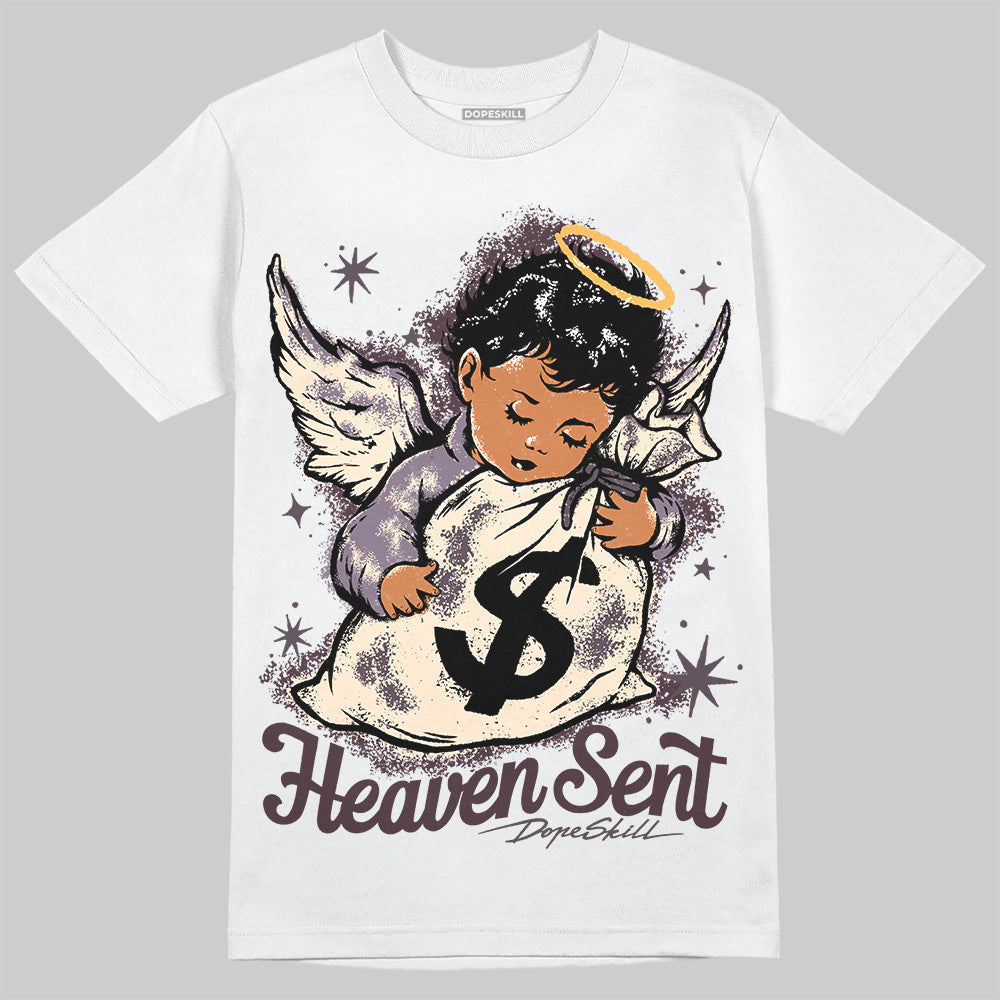 A Ma Maniere x Air Jordan 4 "Phantom" DopeSkill T-Shirt Heaven Sent Graphic Streetwear - White 