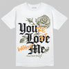Jordan 5 "Olive" DopeSkill T-Shirt You’re Lost Without Me Graphic Streetwear - White 