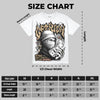 TAN Collection DopeSkill Oversize Print T-Shirt Wealthy Graphic