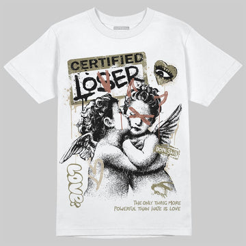 Jordan 6 Retro Neutral Olive DopeSkill T-Shirt Certified Lover Graphic Streetwear - White 