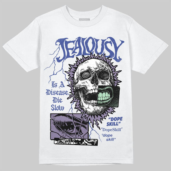 Jordan 1 Retro Low OG Zion Williamson Voodoo Alternate DopeSkill T-Shirt Jealousy Graphic Streetwear - White