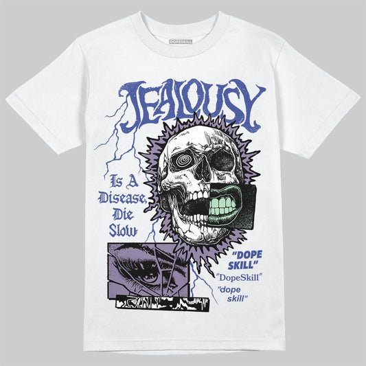 Jordan 1 Retro Low OG Zion Williamson Voodoo Alternate DopeSkill T-Shirt Jealousy Graphic Streetwear - White