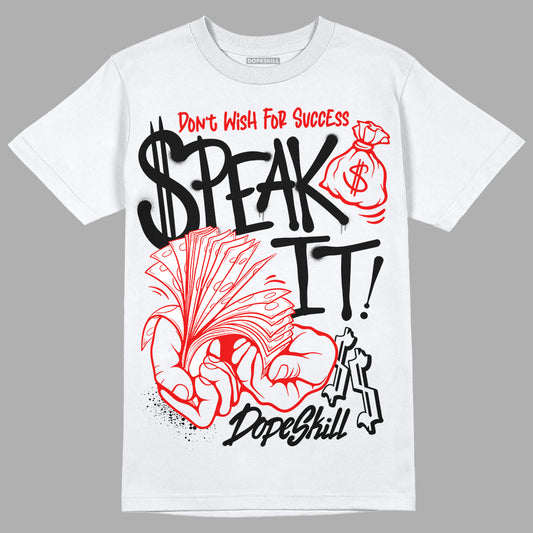 Dunk Low Panda White Black DopeSkill T-Shirt Speak It Graphic Streetwear - White