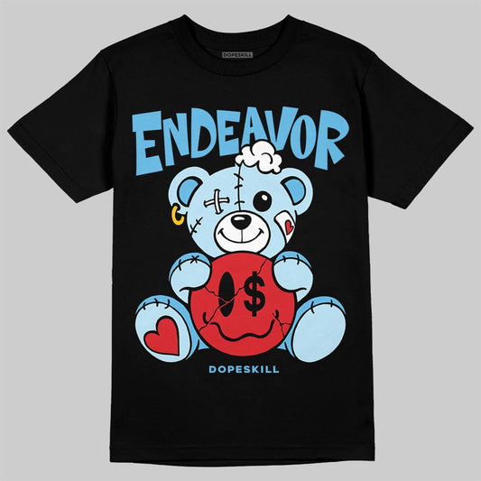 Jordan 11 Retro Legend Blue DopeSkill T-Shirt Endeavor Graphic Streetwear - Black