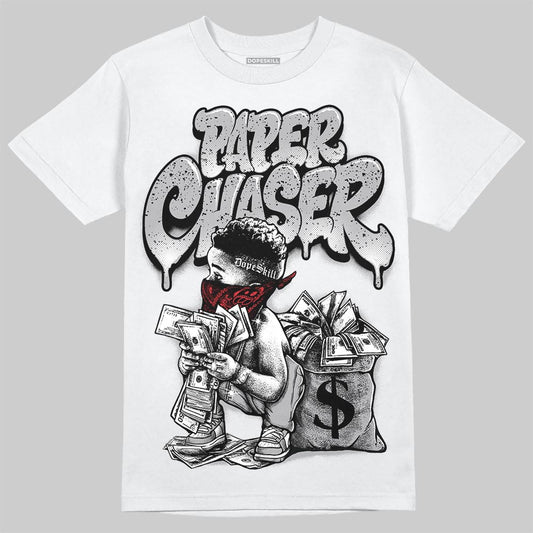 Jordan 4 OG “White Cement” DopeSkill T-Shirt Paper Chaser Boy Graphic Streetwear - White