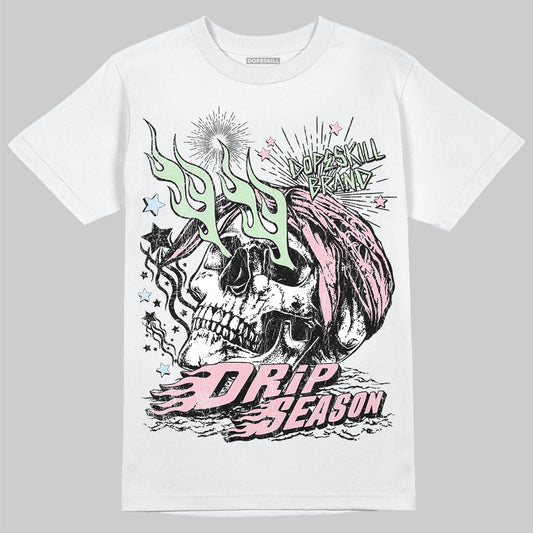Jordan 4 Retro Valentine's Day (2026) (GS) DopeSkill T-Shirt Drip Season Graphic Streetwear - White 