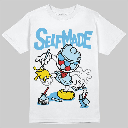 Jordan 11 Retro Legend Blue DopeSkill T-Shirt Self Made Graphic Streetwear - White