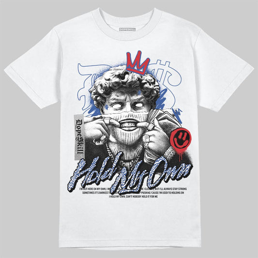 Jordan Spizike Low “Storm Blue” DopeSkill T-Shirt In My Way Graphic Streetwear - White 