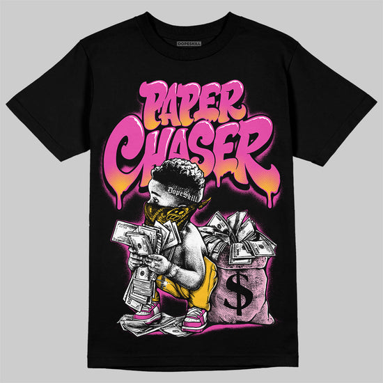 Jordan 4 “Comic” DopeSkill T-Shirt Paper Chaser Boy Graphic Streetwear - Black