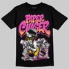 Jordan 4 “Comic” DopeSkill T-Shirt Paper Chaser Boy Graphic Streetwear - Black
