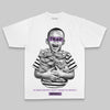 Purple Oversize Print Scared Money Don't Make No Money DopeSkill Graphic Premium T-shirt Streetwear - White
