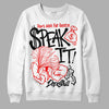 Dunk Low Panda White Black DopeSkill Sweatshirt Speak It Graphic Streetwear - White 