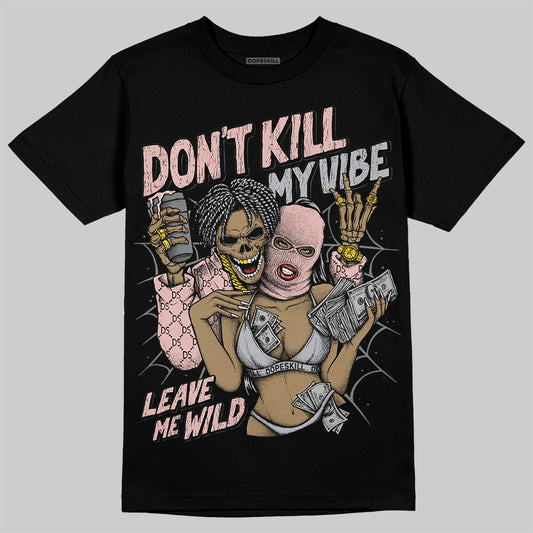 ASICS Gel-1130 'White Neutral Pink' DopeSkill T-Shirt Don't Kill My Vibe Graphic Streetwear - Black