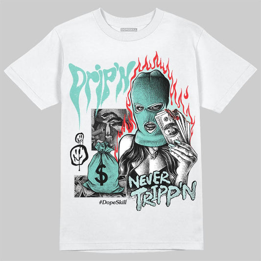 Jordan 11 Low "Igloo" DopeSkill T-Shirt Drip'n Never Tripp'n Graphic Streetwear - White