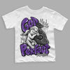 Jordan 3 Dark Iris DopeSkill Toddler Kids T-shirt God Made Me Perfect Graphic Streetwear - White 