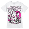 Pink Sneakers DopeSkill T-Shirt Stay Busy Graphic Streetwear - White