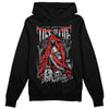 Jordan Spizike Low Bred DopeSkill Hoodie Sweatshirt Life or Die Graphic Streetwear - Black 