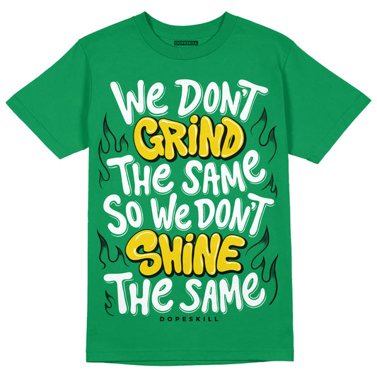 Jordan 5 “Lucky Green” DopeSkill Green T-shirt Grind Shine Graphic Streetwear 