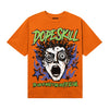 Orange, Black and White Sneakers DopeSkill T-Shirt Root of Evil Graphic Streetwear - Orange