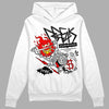 Dunk Low Panda White Black DopeSkill Hoodie Sweatshirt Break Through Graphic Streetwear - White