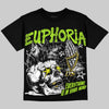 Max 95 Big Bubble Neon Yellow DopeSkill Oversize Print T-Shirt Euphoria Graphic Streetwear - Black