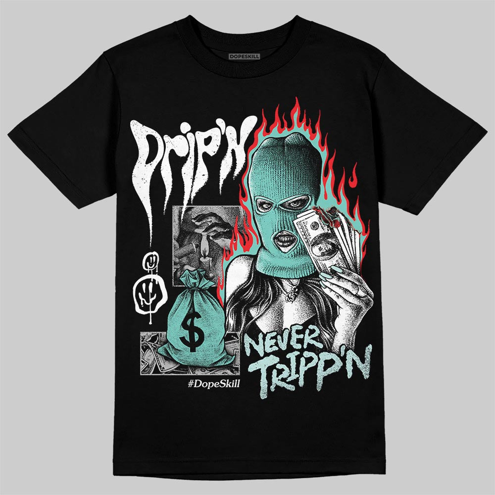 Jordan 11 Low "Igloo" DopeSkill T-Shirt Drip'n Never Tripp'n Graphic Streetwear - Black