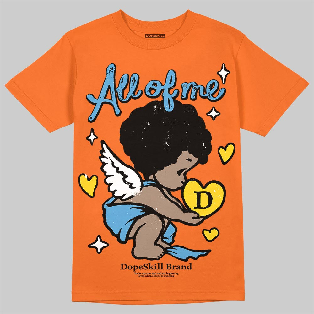 Orange, Black and White Sneakers DopeSkill T-Shirt All Of Me Graphic Streetwear - Orange