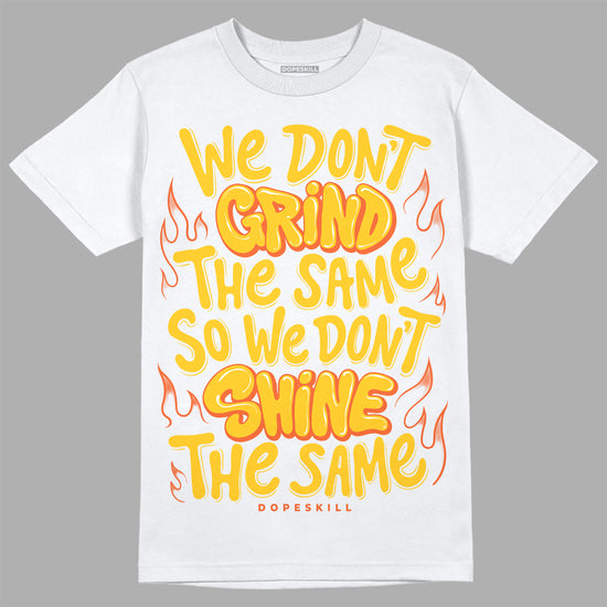 Yellow Sneakers DopeSkill T-Shirt Grind Shine Graphic Streetwear - White 