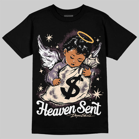 A Ma Maniere x Air Jordan 4 "Phantom" DopeSkill T-Shirt Heaven Sent Graphic Streetwear - Black