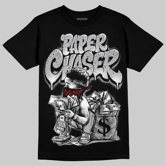 Jordan 4 OG “White Cement” DopeSkill T-Shirt Paper Chaser Boy Graphic Streetwear - Black