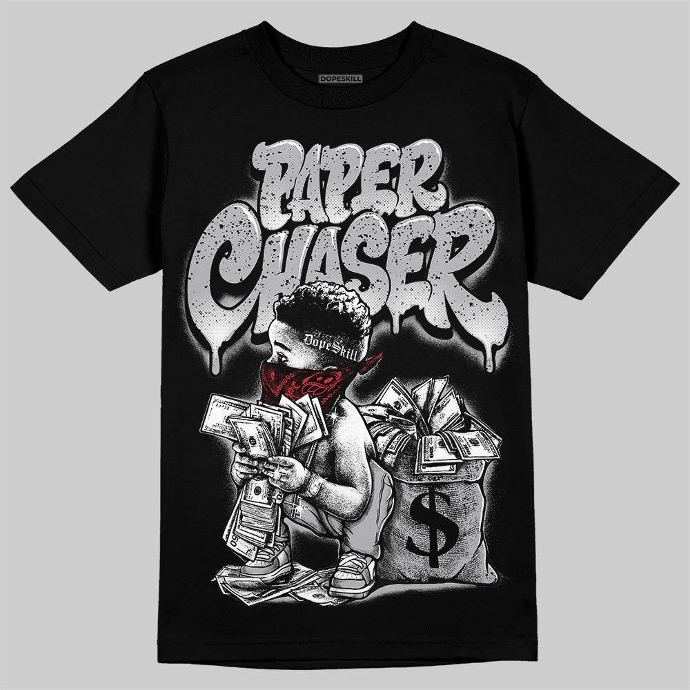Jordan 4 OG “White Cement” DopeSkill T-Shirt Paper Chaser Boy Graphic Streetwear - Black