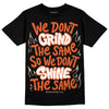 Jordan 3 Georgia Peach DopeSkill T-Shirt Grind Shine Graphic Streetwear - Black