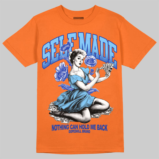 Orange Sneakers DopeSkill T-Shirt Self Made Graphic Streetwear - Orange