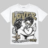 Jordan 6 Retro Neutral Olive DopeSkill T-Shirt Real Ones Choose Loyalty Graphic Streetwear - White