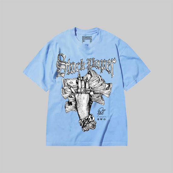 Stack Paper DopeSkill Premium T-shirt Streetwear - Chambray