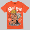 Jordan 1 Retro High OG Shattered Backboard (2025) DopeSkill T-Shirt False Love Graphic Streetwear - orange