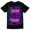 Dunk Low Championship Court Purple DopeSkill T-Shirt Grind Shine Graphic Streetwear - Black