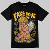 Jordan 5 'Tokyo' DopeSkill T-Shirt False Love Graphic Streetwear - Black