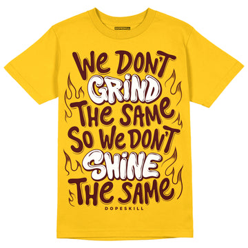 Yellow Sneakers DopeSkill Gold T-shirt Grind Shine Graphic Streetwear