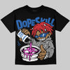 Jordan 3 True Blue DopeSkill T-Shirt Pour Up Graphic Streetwear - Black