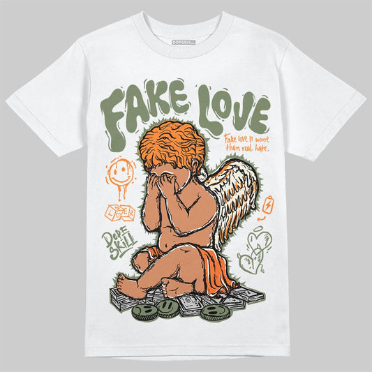 Jordan 4 Retro OG SP Undefeated (2025) DopeSkill T-Shirt False Love Graphic Streetwear - White 