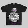 Purple Oversize Print Scared Money Don't Make No Money DopeSkill Graphic Premium T-shirt Streetwear - black
