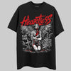 Jordan 3 Retro Fire Red DopeSkill T-Shirt Heartless Graphic Streetwear  - Black